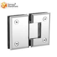 SH-180B Frameless glass door hinge satin/mirror 180 degree bathroom adjust shower door hinges types