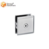 SH-50-01B Stainless steel Glass door partition brace 0 degre glass clamp