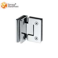 SH-90SD Straight edge 90degree double opening shower glass door hinge