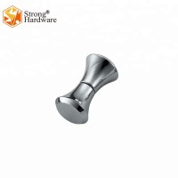 Bone-shape Flat Beveledge edge custom-made customized shower door handle